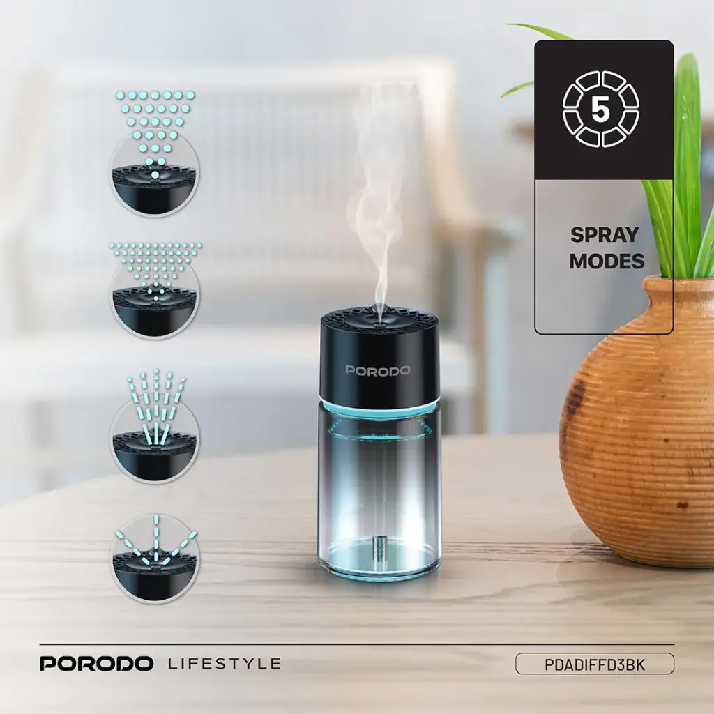 Porodo Lifestyle Valencia Smart Aroma Diffuser 7