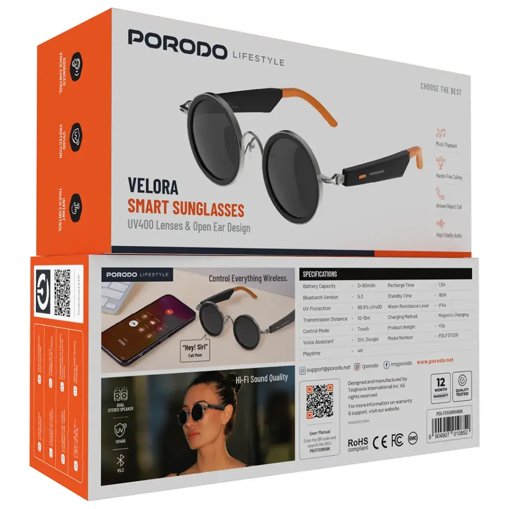 Porodo Lifestyle Velora Smart Sunglasses 4