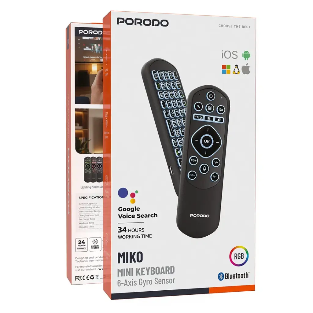 Porodo Miko Mini Keyboard 6-Axis Gyro Sensor 7