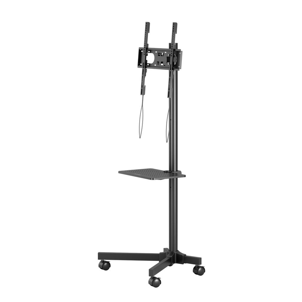 Porodo Mobile TV Stand Adjustable Height with Swivel & Tilt 3