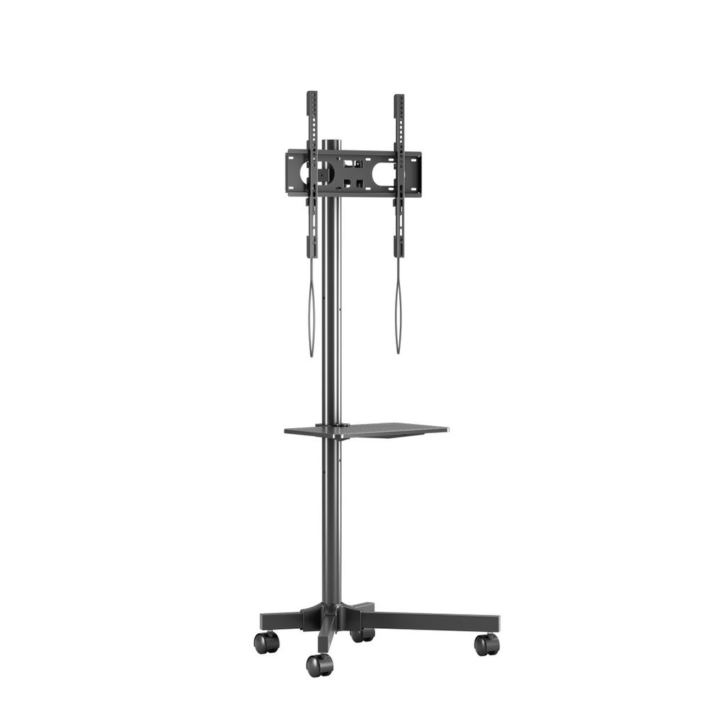 Porodo Mobile TV Stand Adjustable Height with Swivel & Tilt 4