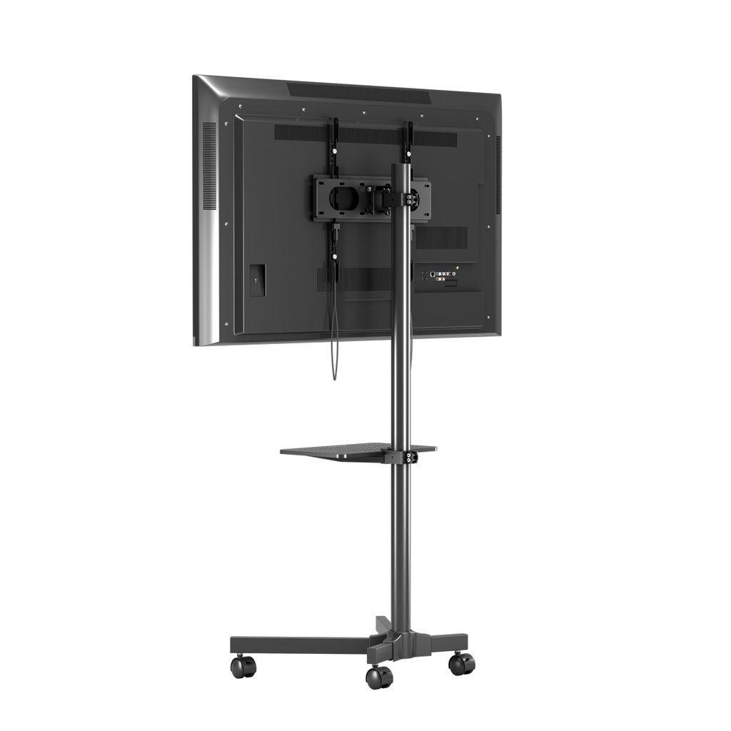 Porodo Mobile TV Stand Adjustable Height with Swivel & Tilt 5