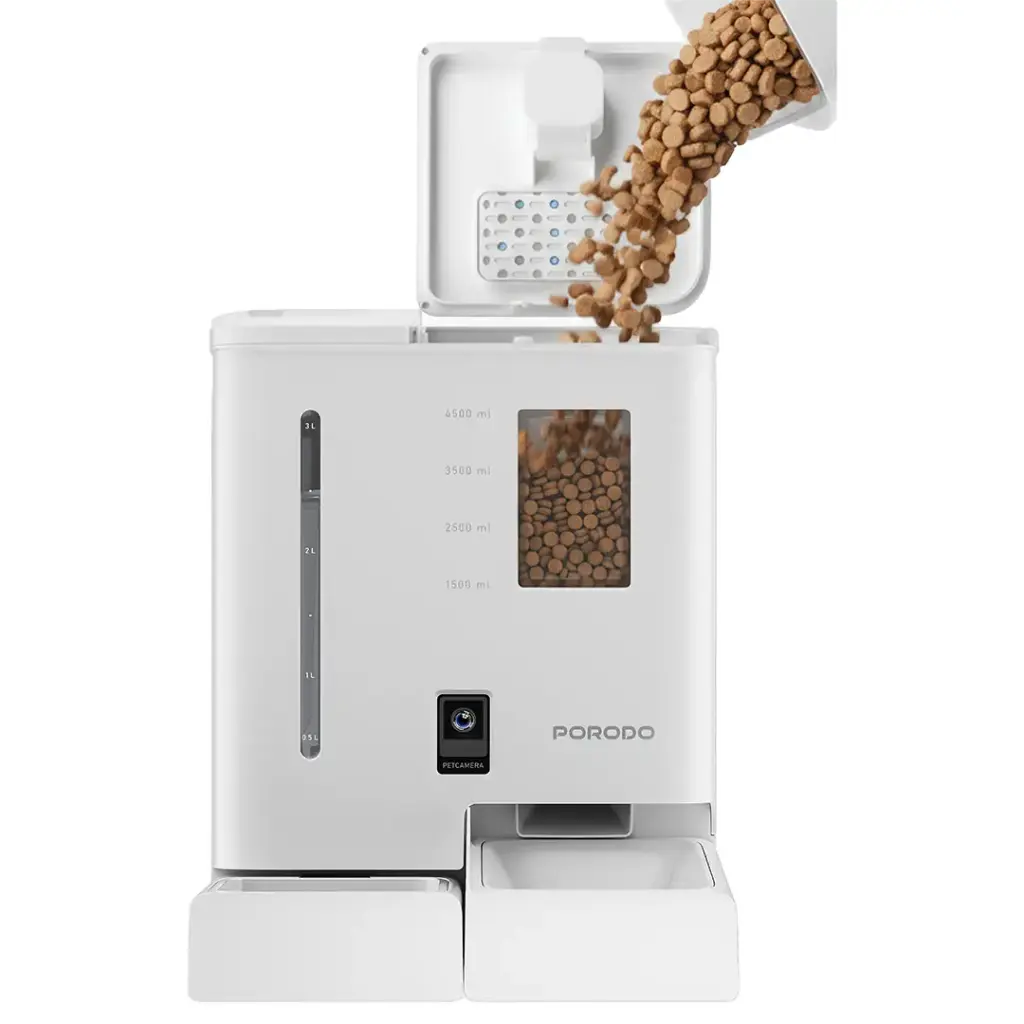 Porodo PETMATE Automatic Pet Feeder with Wi-Fi, Camera and App Control 5