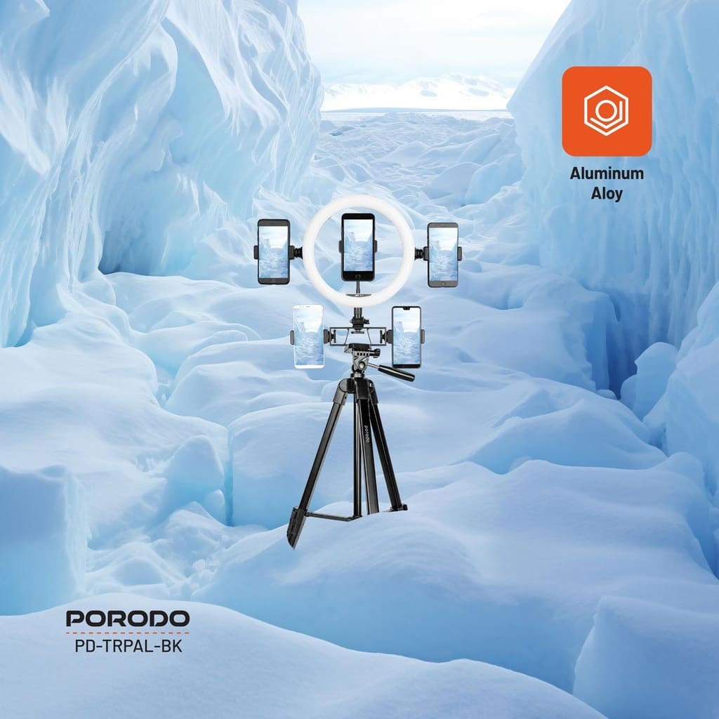 Porodo Professional Gimbal Tripod 171Cm Height 2