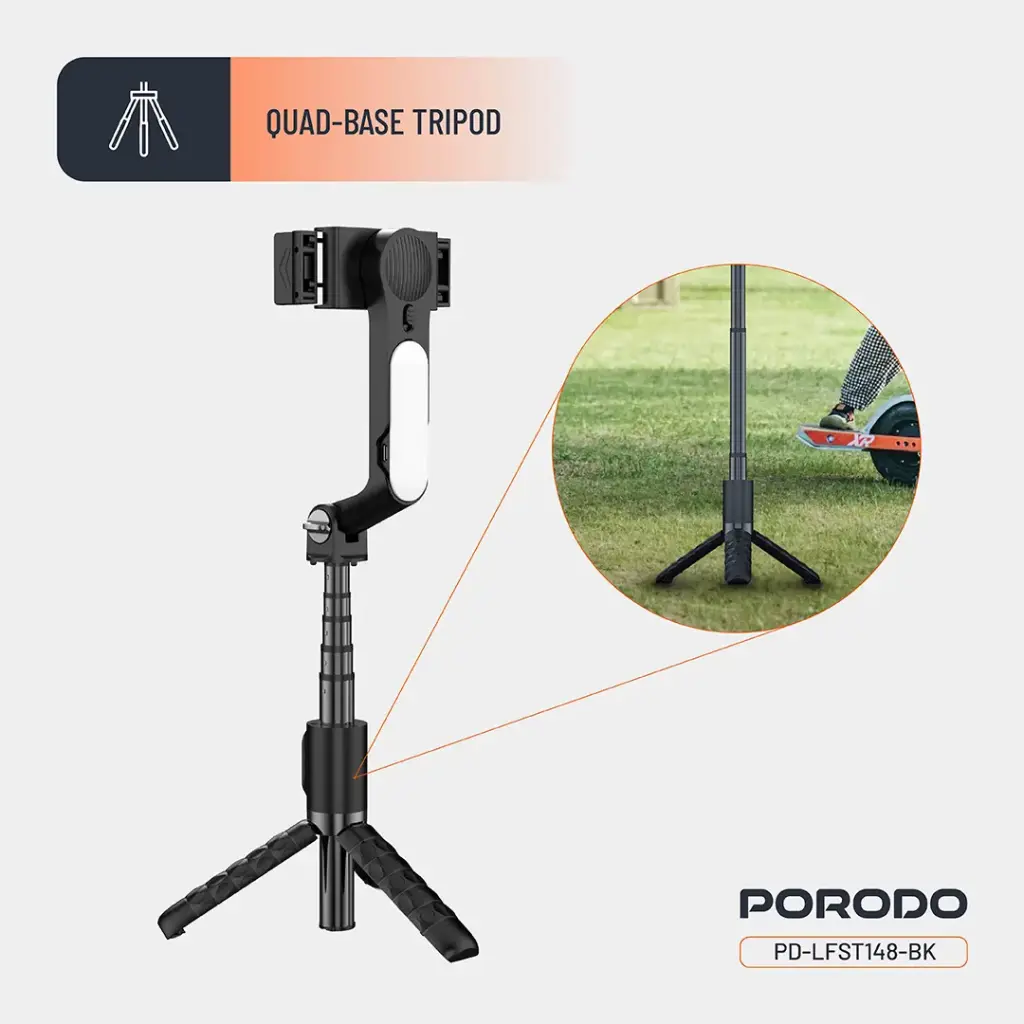 Porodo QuadBase Gimbal Stabilizer 3