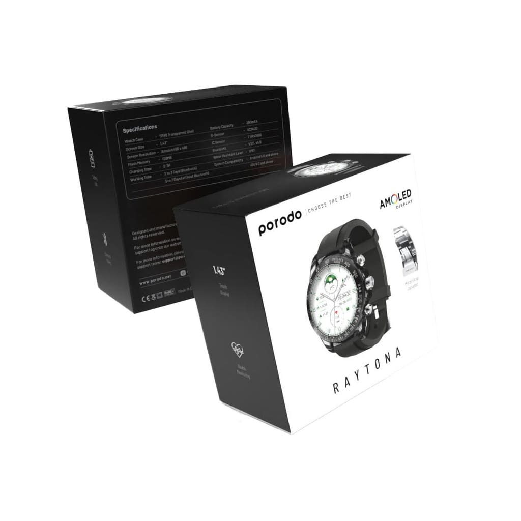 Porodo Raytona Smart Watch 3
