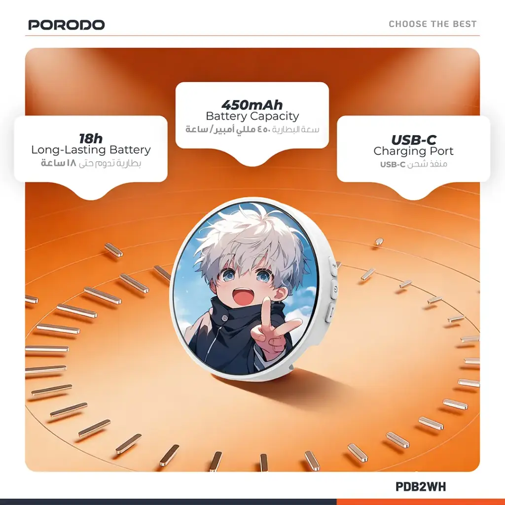 Porodo Electronic Badge Display 5