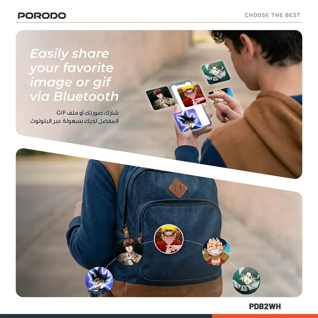 Porodo Electronic Badge Display 6