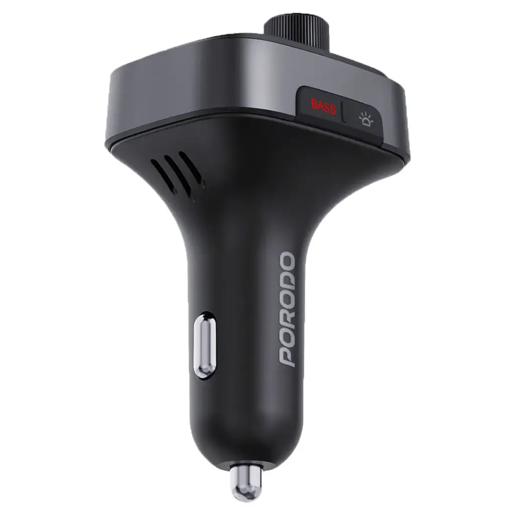Porodo Smart Car Charger FM Transmitter 5