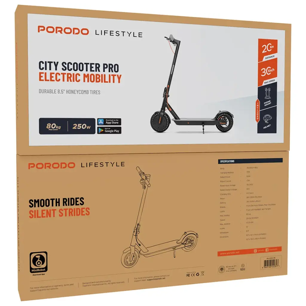 Porodo Snapp Electric Kids Mini Bike 8" Wheel Size 2