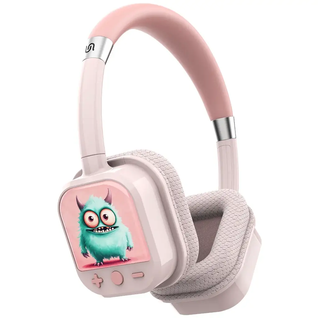 PORODO Kids On-Ear Headphones with Cartoon Octopus Graphic 3