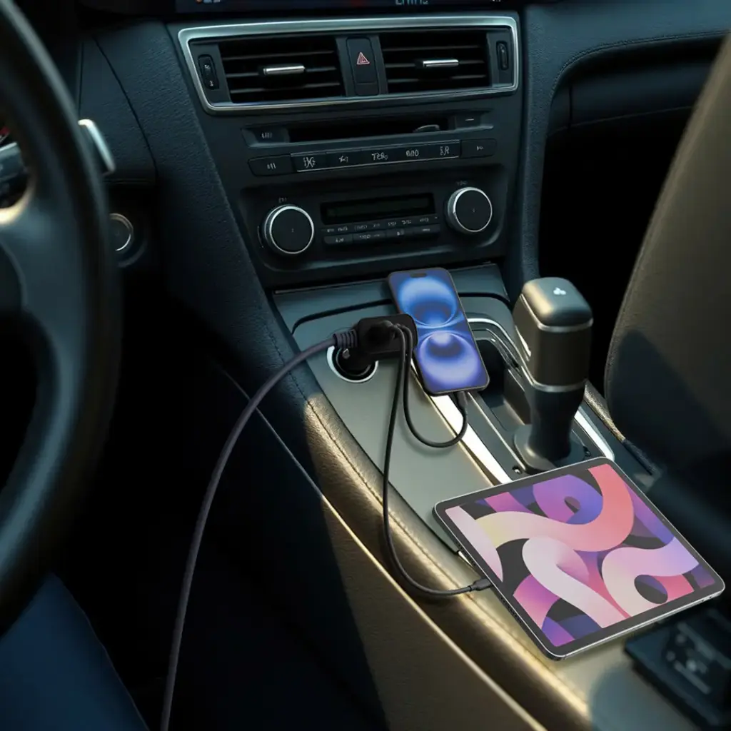 Porodo Starlink Mini DC Plug Car Charger 3