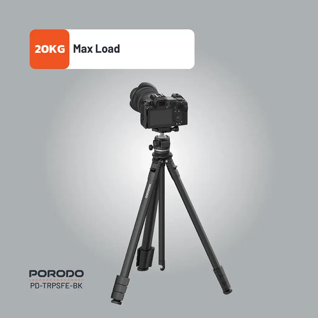 Porodo Ultra-Light Aluminum Tripod 6