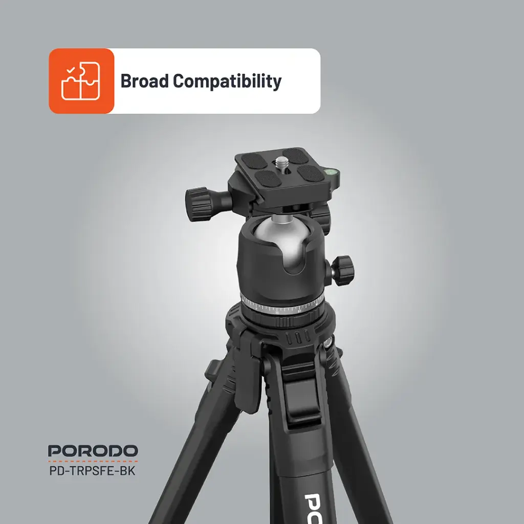 Porodo Ultra-Light Aluminum Tripod 7