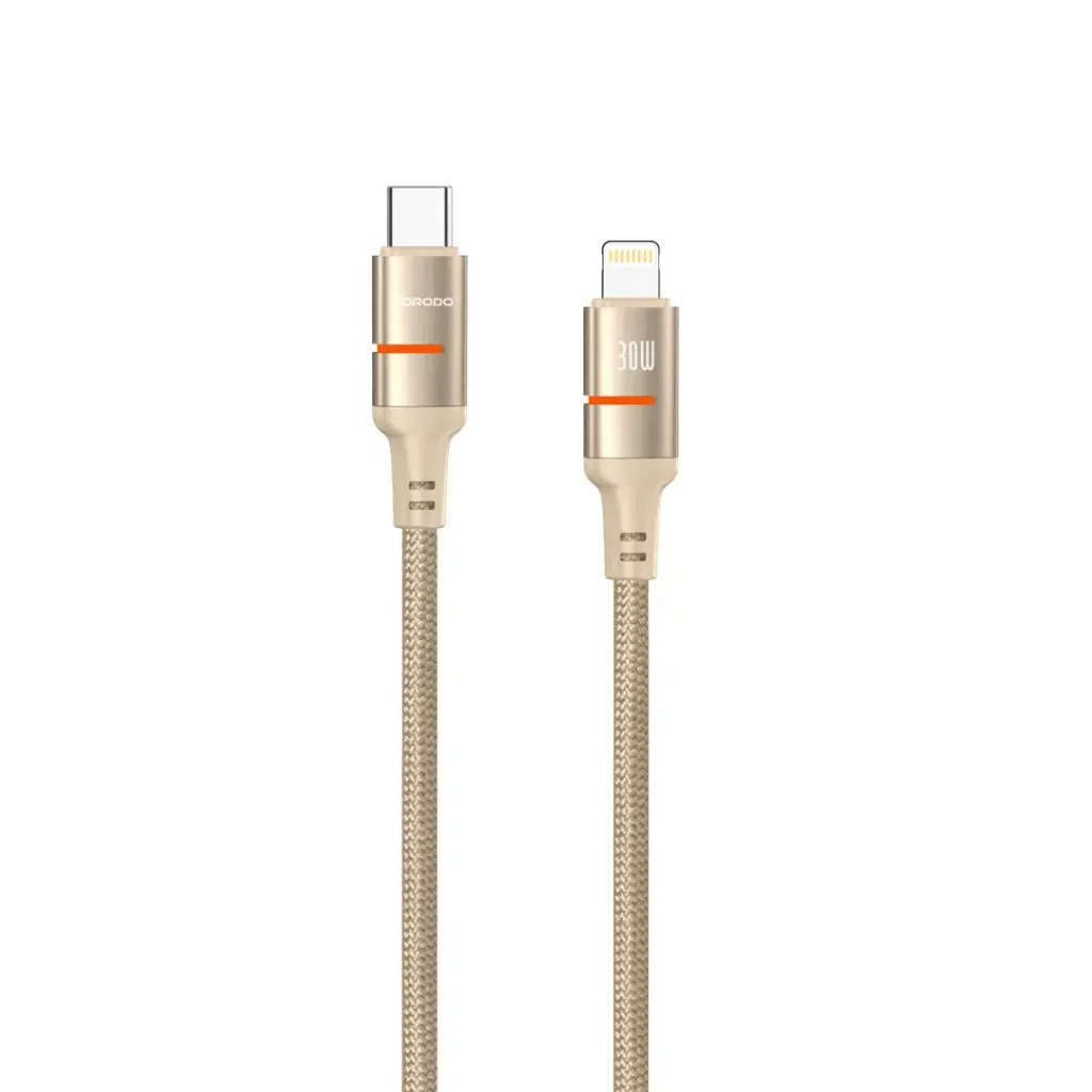 Porodo USB-C to Lightning LED Light Cable 4
