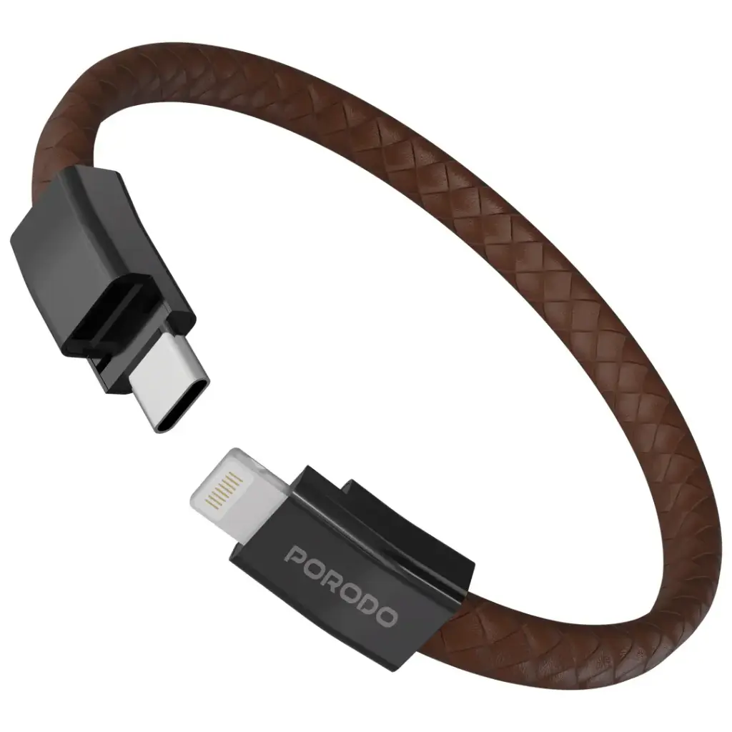 Porodo USB-C to Lightning Wristband Cable with Magnetic Steel Clasp 2