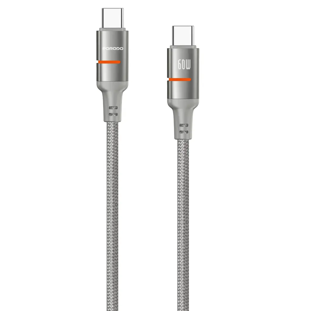 Porodo USB-C to USB-C LED Light Cable 3