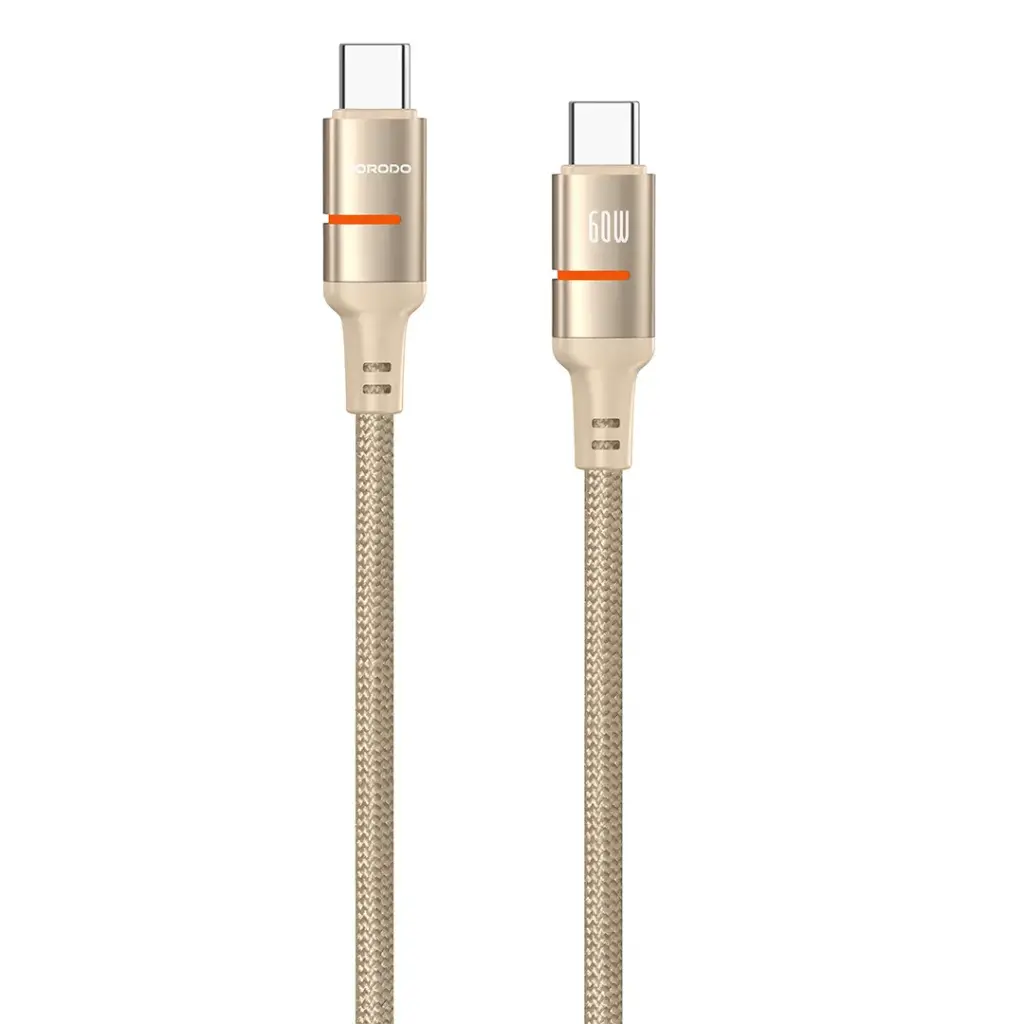 Porodo USB-C to USB-C LED Light Cable 4