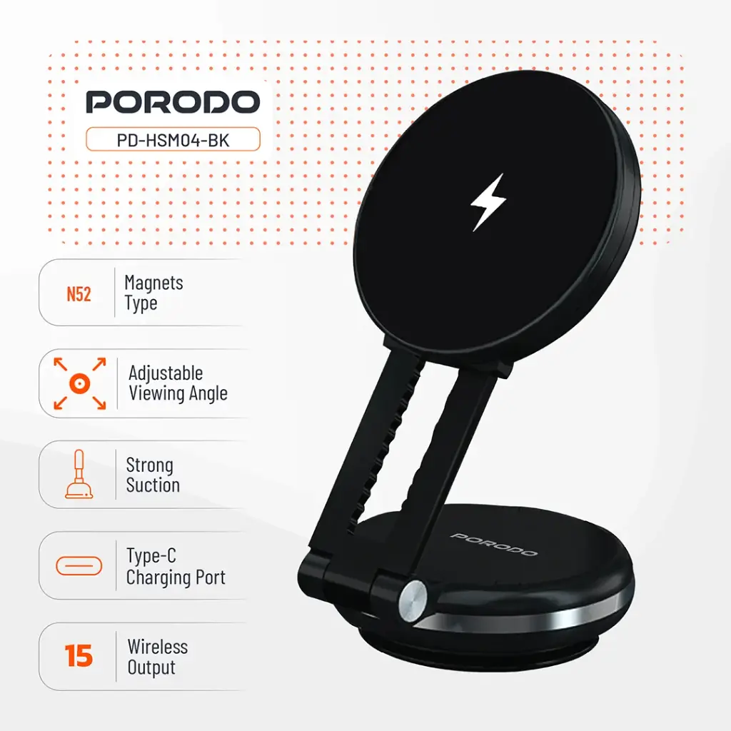 Porodo Vacseal Magsafe Charging Mount 2
