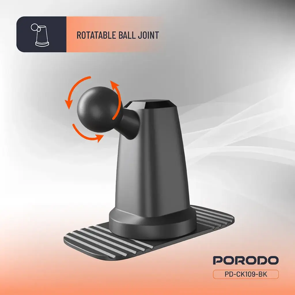 Porodo Vacuum &amp; Adhesive Magnetic Car Mount 2