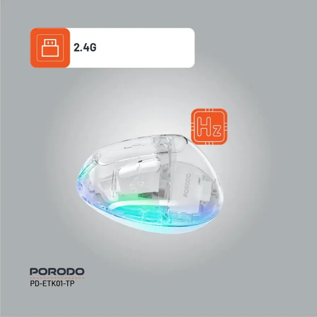 Porodo Vertical 4800 DPI Wireless Mouse 5