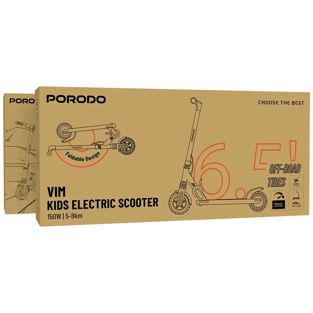 Porodo Vim Kids Electric Scooter 150W 2