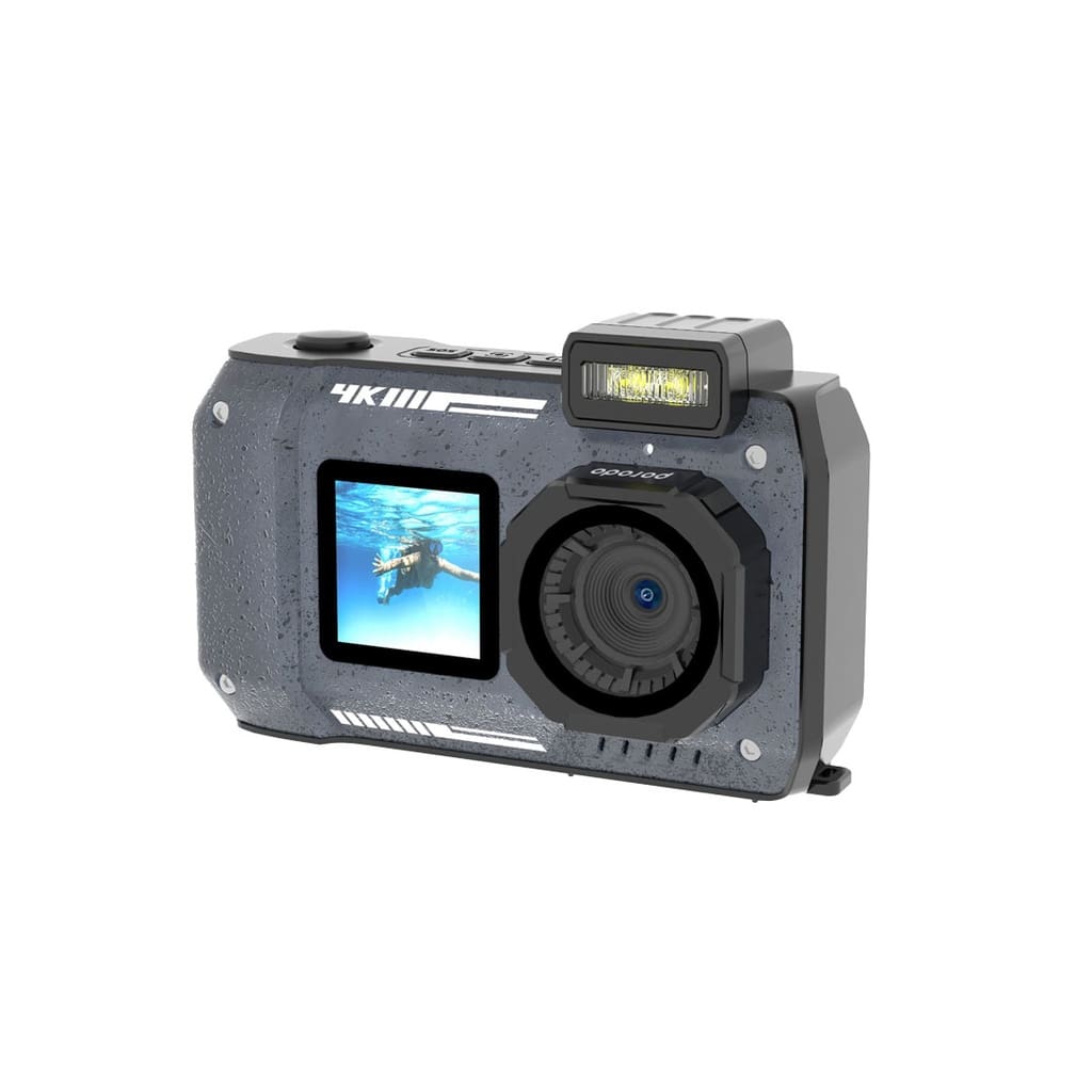 Porodo Waterproof Digital Camera Dual Screen &amp; 18x Zoom 2