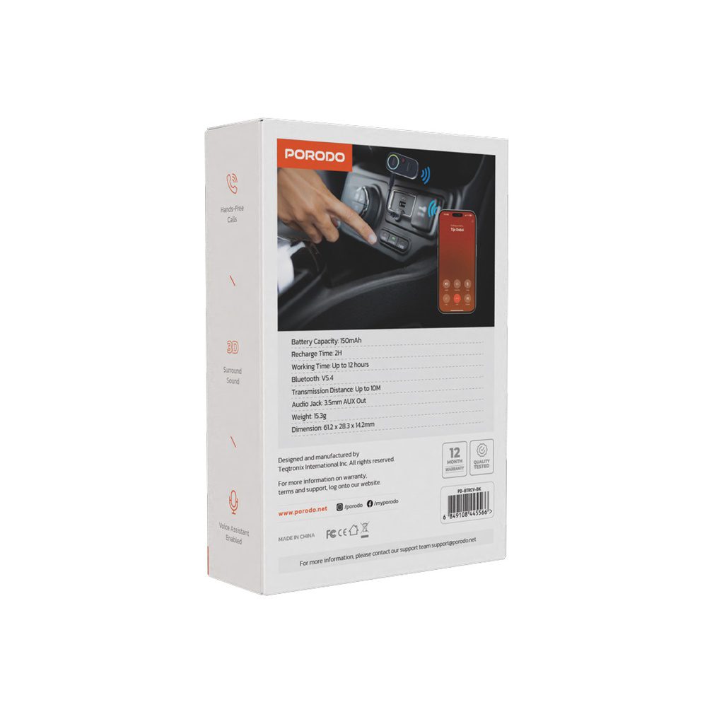 Porodo Wired to Wireless Bluetooth Audio Transmitter 2