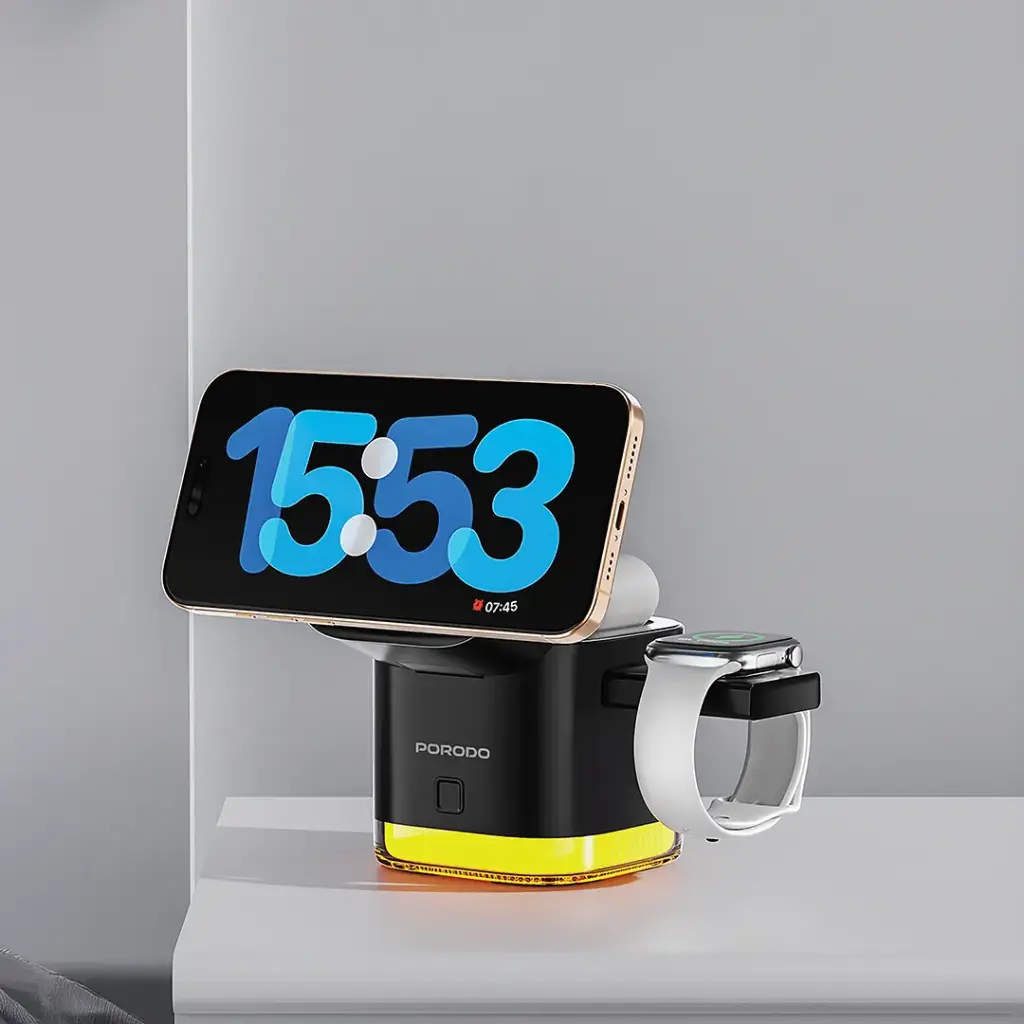 Porodo Xpert 5-In-1 Retractable Wireless Charger 2