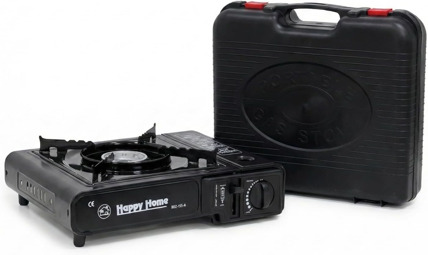 Happy Home BDZ-155-A Portable Gas Stove with Carrying Case 2
