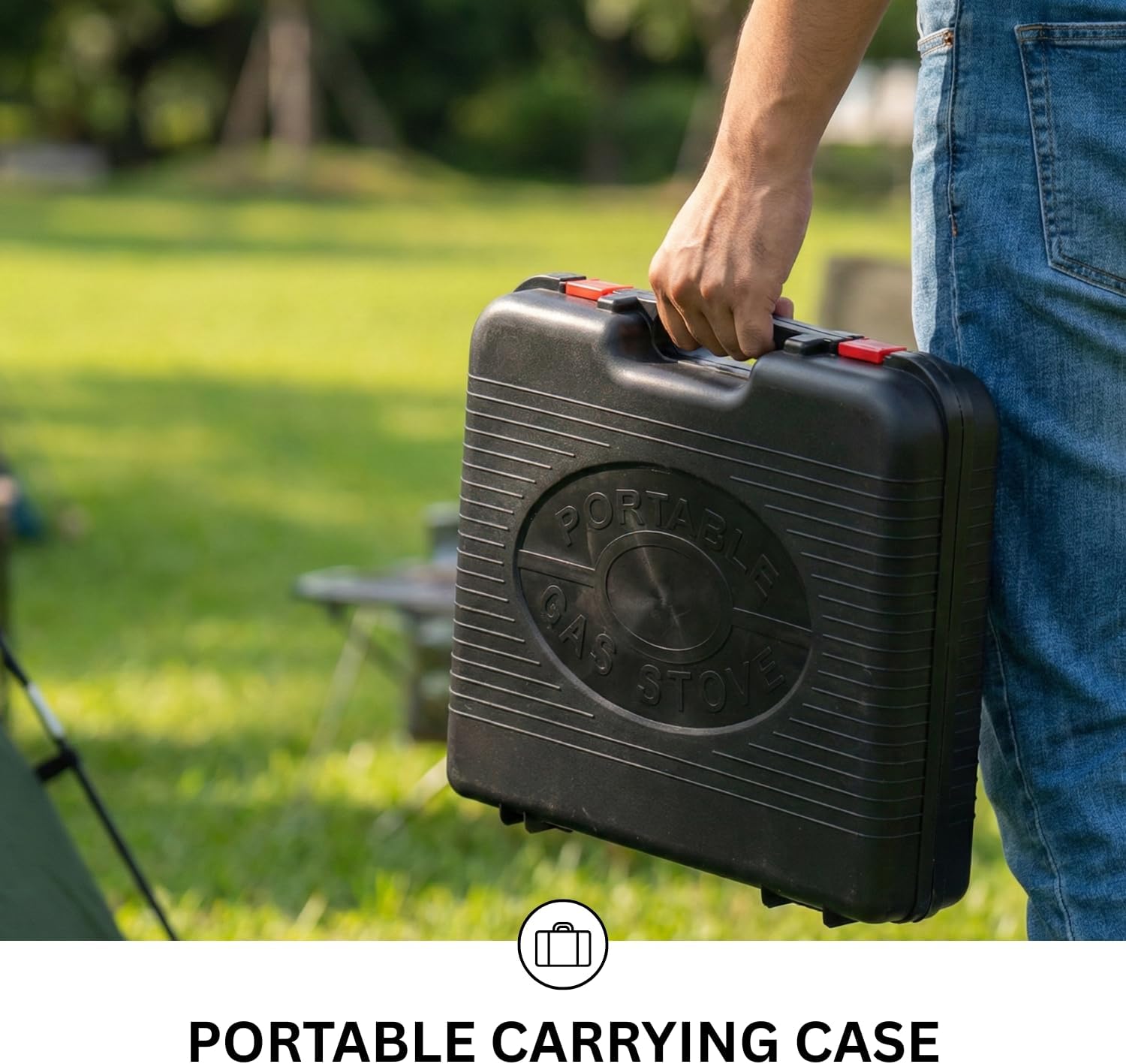 Happy Home BDZ-155-A Portable Gas Stove with Carrying Case 4