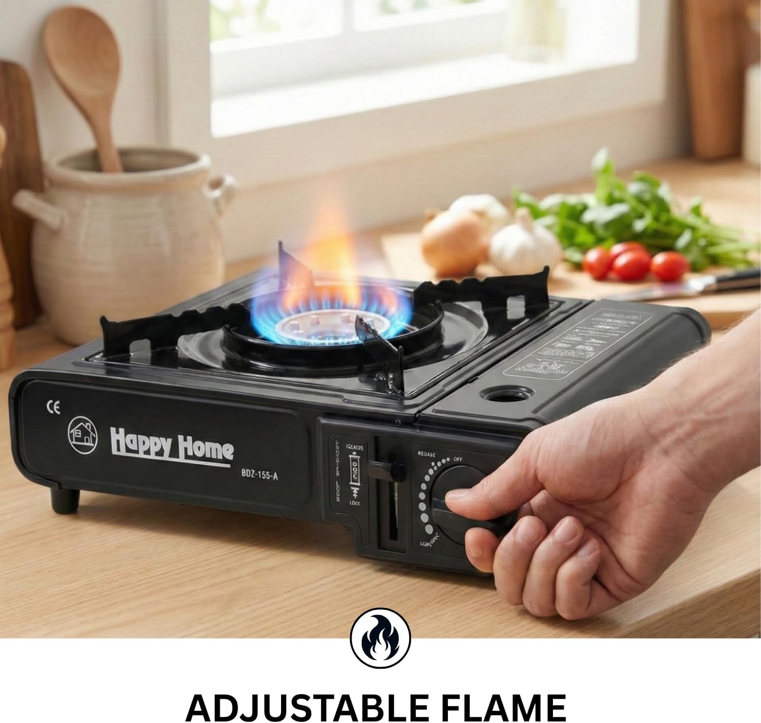 Happy Home BDZ-155-A Portable Gas Stove with Carrying Case 6