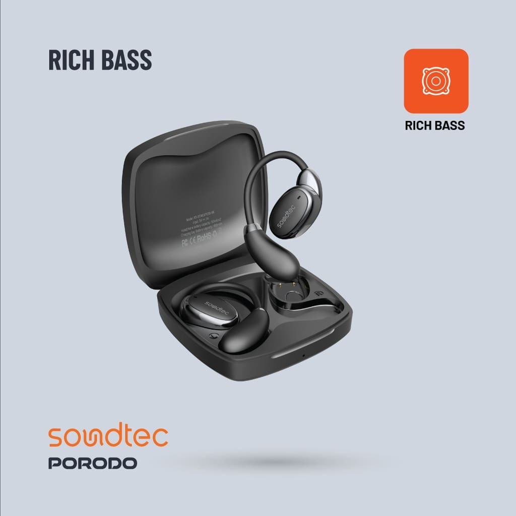 Soundtec By Porodo Aero Tune Open Wearable Earbuds 3