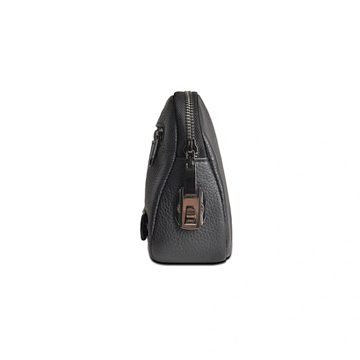 Black Leather Travel Organizer Pouch 5