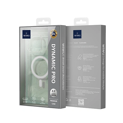 WiWU MCC-102 Dynamic Pro Clear Phone Case for iPhone 17 Pro Max 6.9" 7