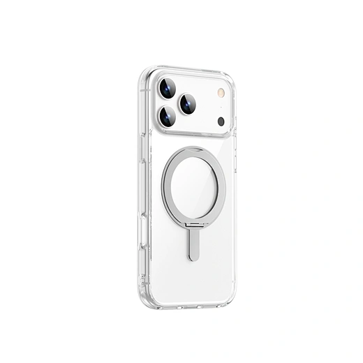 Clear Magnetic Ring Phone Case for iPhone 3