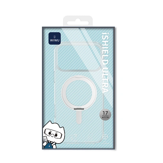 Clear Magnetic Ring Phone Case for iPhone 5