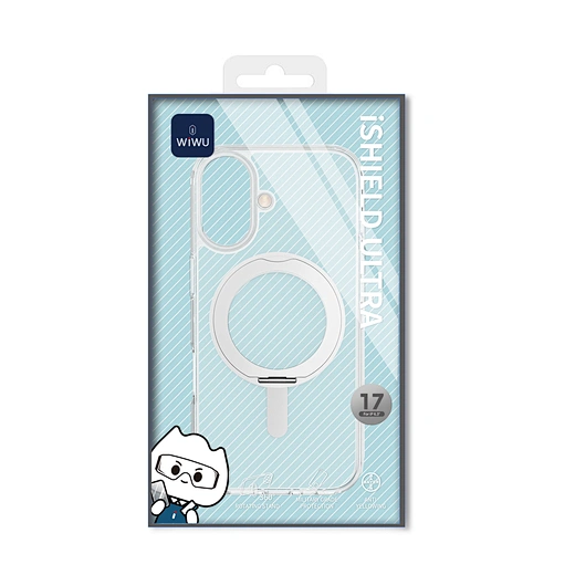 Clear Phone Case with Metal Ring Stand 7