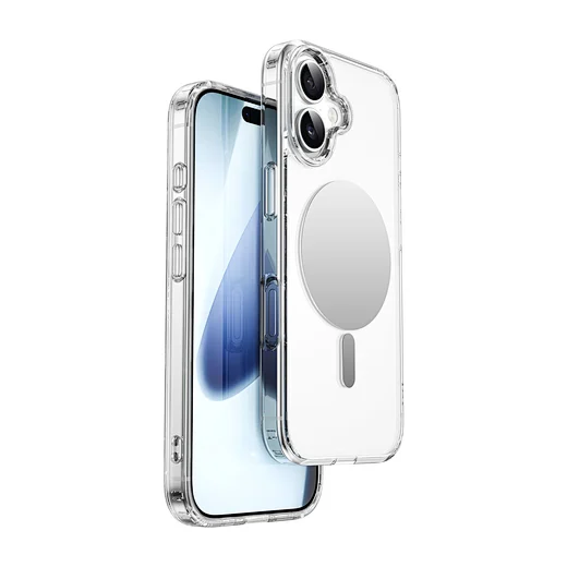 Clear Magnetic Wireless Charging Compatible Phone Case 5