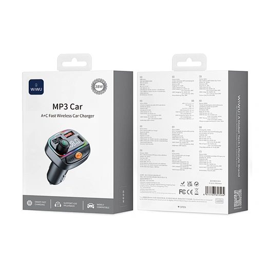 Car Bluetooth FM Transmitter with Dual USB Ports 2