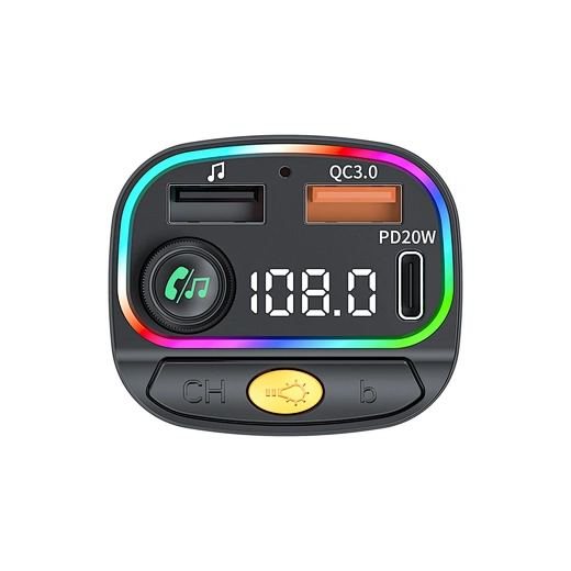 Car Bluetooth FM Transmitter with Dual USB Ports 7