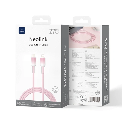 27W USB-C to Lightning Charging Cable 4