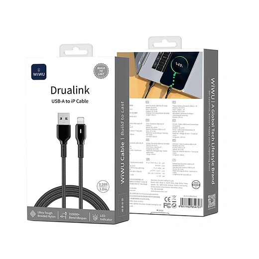 Braided USB to Lightning Charging Cable 2