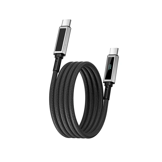USB-C to USB-C Charging and Data Cable with Digital Display 4