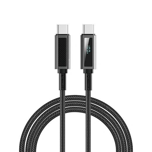 USB-C to USB-C Charging and Data Cable with Digital Display 5