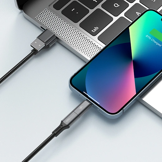 WiWU 240W PD Lightning to USB Charging Cable 2