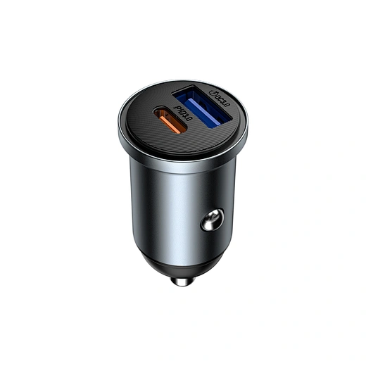 WiWU Wi-CC030 35W Nano Lite A+C Fast Car Charger - Gray 3