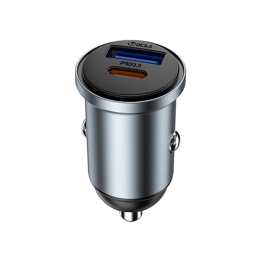 WiWU Wi-CC030 35W Nano Lite A+C Fast Car Charger - Gray 5