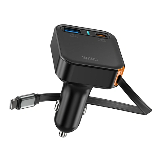 WIWU Car Charger with USB-C and USB-A Ports 6