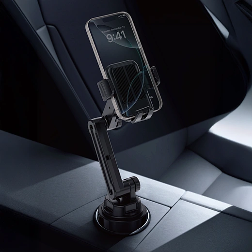 WiWU Wi-CH059 Gentlemen Car Mount Cup Holder - Black 2